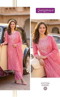 Rangmaya cotton empire wholesale designer kurtis and gowns